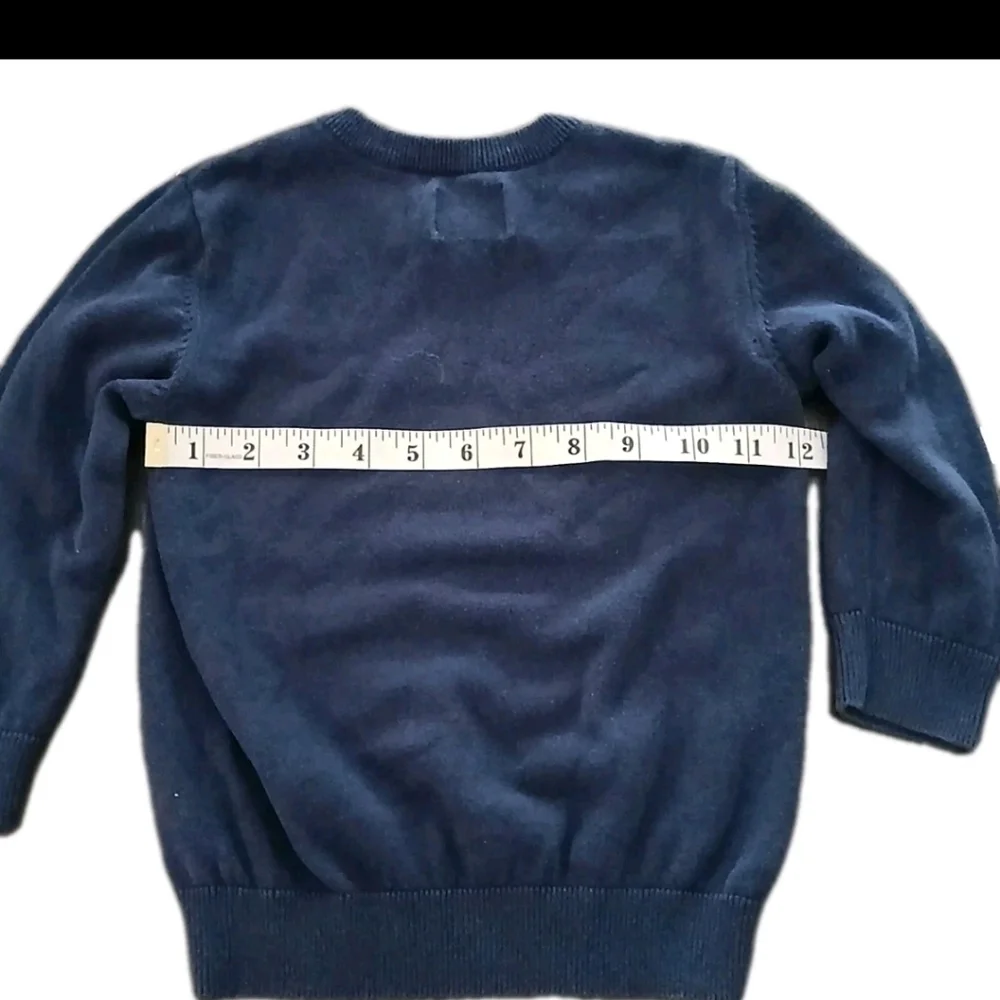Boy's Children's  Place Pullover Cardigan Navy Blue 4T